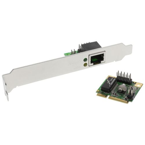 InLine® Mini PCIe Card Carte Ethernet Gigabit
