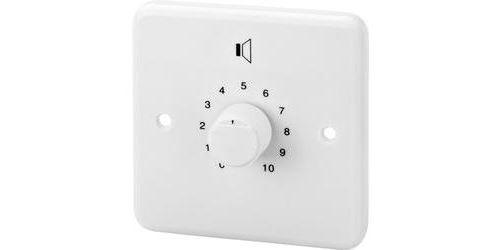 Atténuateur de volume à encastrer ELA Monacor ATT-235/WS 85 mm