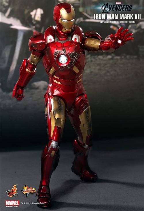 Figurine Hot Toys MMS185 - Marvel Comics - The Avengers - Iron Man 