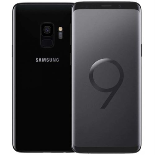Samsung Galaxy S9 - 4G smartphone - double SIM - RAM 4 Go / Mémoire interne 64 Go - microSD slot - écran OEL - 5.8 - 2960 x 1440 pixels - rear camera 12 MP - front camera 8 MP - noir minuit