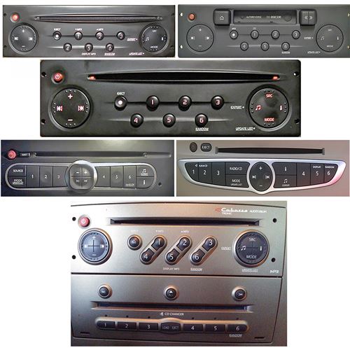 Câble AUX MP3 Bluetooth Clio 3 Clio 2 Megane 2 Laguna Scenic 2