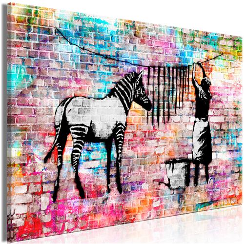 Tableau - Colourful Washing (1 Part) Wide - 90x60 Artgeist (2461)