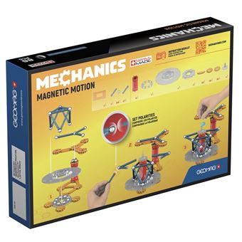 Jeu de construction magnétique Geomag Mechanics Motion 86 pièces