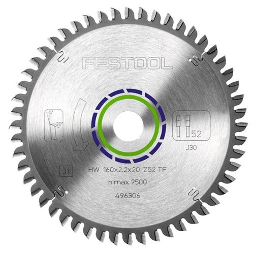 Lame De Scie Speciale Alu / Pvc Festool - Diamètre 190Mm - 492051