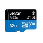 Carte Mémoire Lexar Professional 633x 32 Go Microsdhc -Noir+Bleu