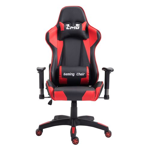Chaise De Bureau Gaming Revetement Synthetique Noir Et Rouge Achat Prix Fnac