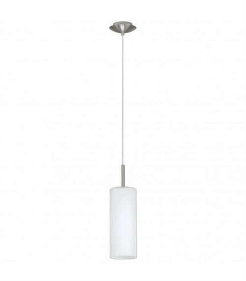 Suspension TROY 3 1 ampoule nickel satiné