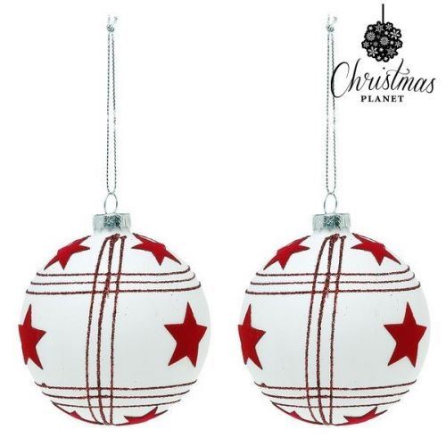 Boules de Noël Christmas Planet 8656 8 cm (2 uds)