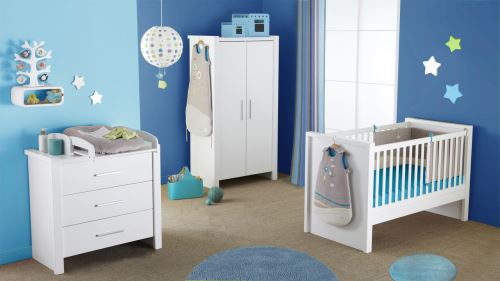 Domiva Armoire Pour Chambre D Enfant 2 Portes Lingere Penderie