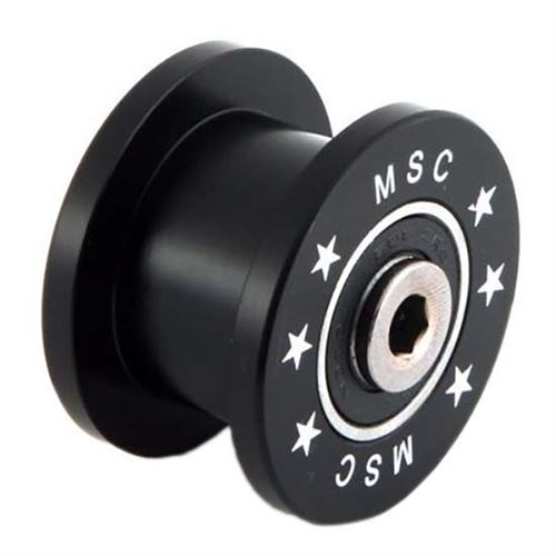 Msc Chaines Msc Chainguide Black Pulley With2 Ring Wide Guide One Size