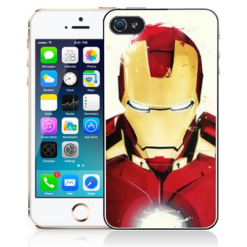 Coque pour iPhone 5C iron man paintart