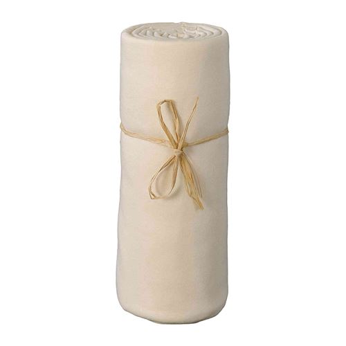 Drap housse coloris naturel P'tit Basile 70 x 140cm