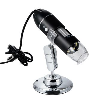 8 LED 1600X Numérique Digital USB Microscope Électronique Endoscope Caméra  Loupe ET377 - Loupe à la Fnac