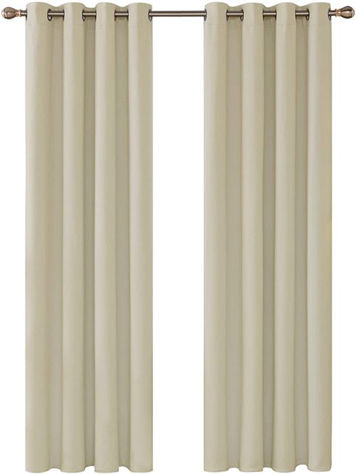 Deconovo Rideaux Beige 140x270cm Occultant