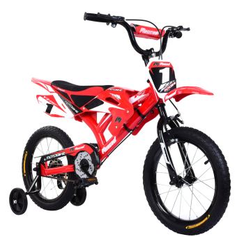 Liberte Velo Motobike 16 Enfant Garcon 4 7 Ans Rouge Velos Achat Prix Fnac