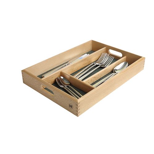 Range couverts 34x24 cm en bois - T&g Woodware - -