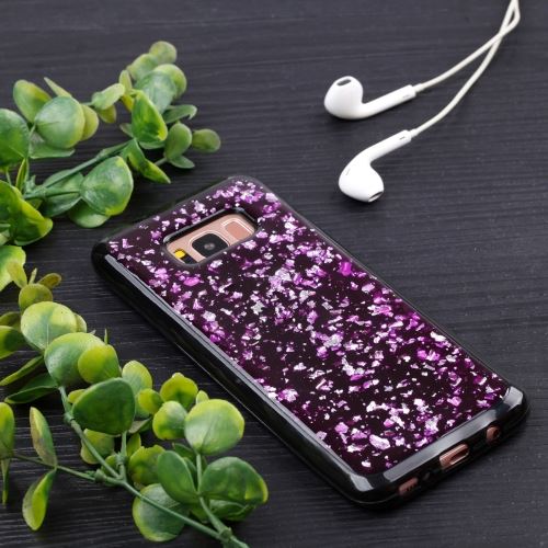 Galaxy S8 Plus / G955 Coque Protection TPU Effet brillant Violet ALS52883