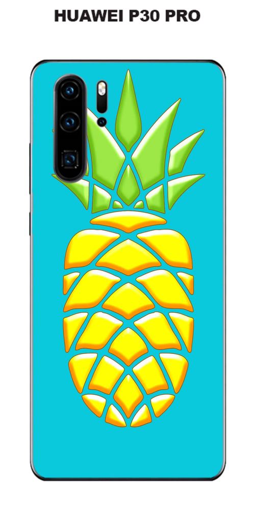 Coque Ananas Turquoise pour Huawei P30 PRO