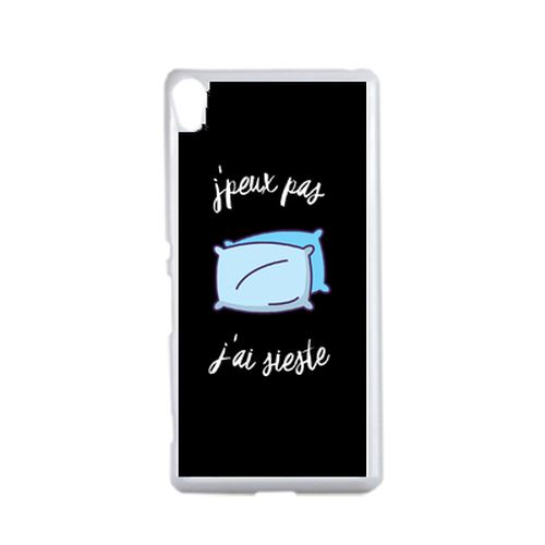 Coque J Peux Pas J Ai Sieste Compatible Sony Xperia X Transparent