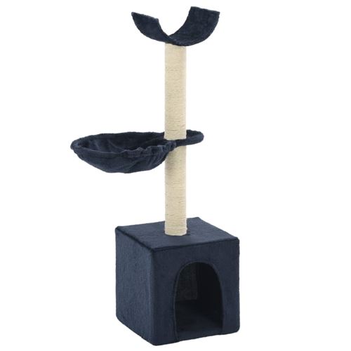 Arbre &Agrave; Chat Avec Griffoirs En Sisal 105 Cm Bleu