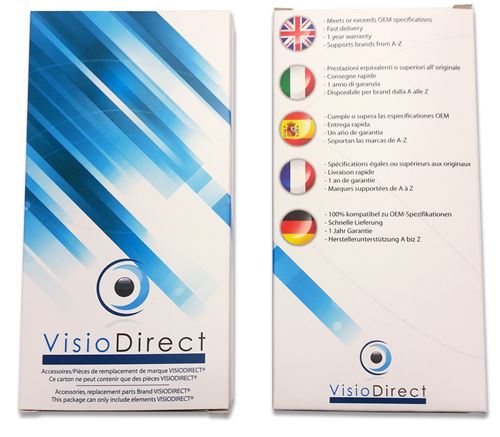 Visiodirect® Ecran Complet: Vitre Tactile + Ecran LCD Compatible Avec Samsung Galaxy A10 SM-105F Taille 6.5 Noir + Kit Outils + Colle B7000