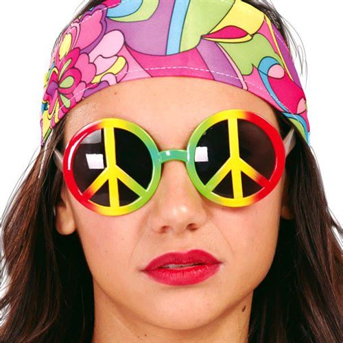 lunettes peace and love hippie - 18224 Fiestas Guirca