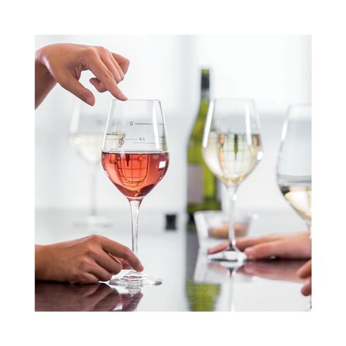 Verre avec graduation musicale
