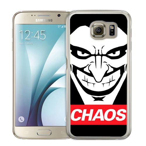 Coque pour Samsung Galaxy S6 Edge the joker chaos