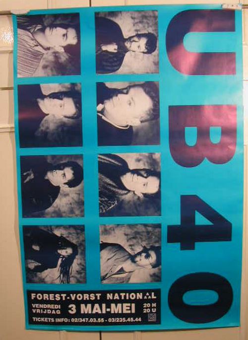 UB 40 - 67x97 cm - AFFICHE / POSTER