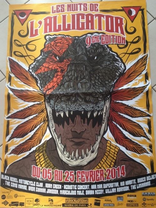 La Nuit De L'Alligator - 80x120 cm - AFFICHE / POSTER