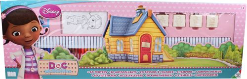 Multiprint Coloriage Doc McStuffins 86 pièces rose