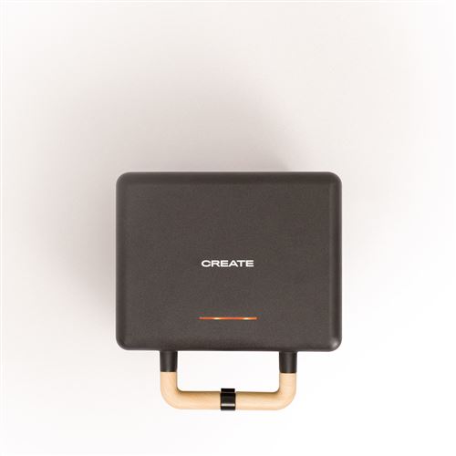 STONE 3 IN 1 STUDIO - Appareil Croque-monsieur Grill et Gaufrier avec plaques interchangeablesNoir