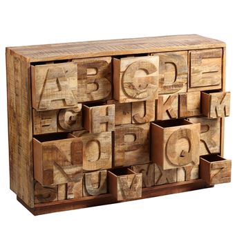 ALPHABET - Meuble de Rangement 26 Tiroirs - Altobuy - 1