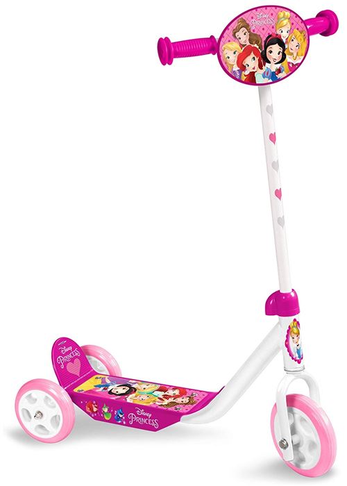 Stamp Disney Princess 3-Wiel Kinderstep Marchepied Pour Enfant Fille Blanc/Rose
