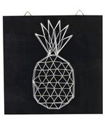 Tableau de fil tendu string art ananas 22cm - graine créative