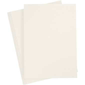 Papier cartonné Blanc cassé A4 - 135 gr - 25 pcs - Papier Fantaisie - Achat  & prix