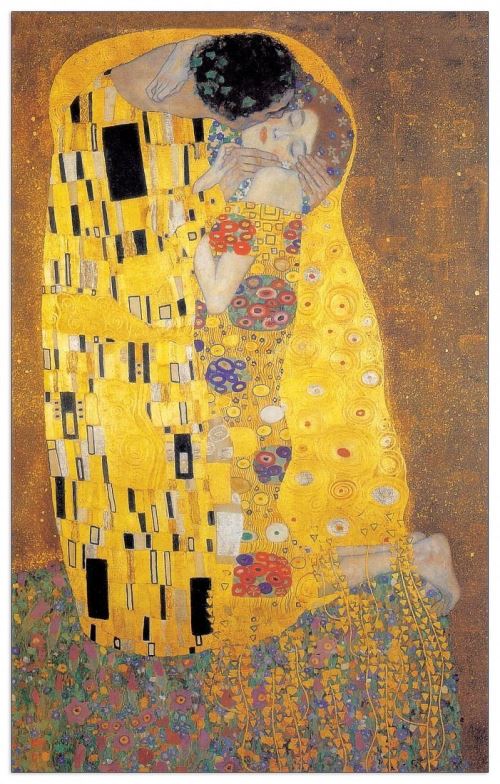 KLIMT - The Kiss (Panneaux MDF 60x90 cm)