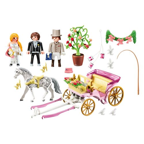 Playmobil City Life Le mariage 9427 Carrosse et couple de mariés - Playmobil  - Achat & prix
