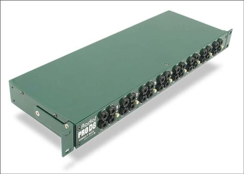Radial PRO-D8 - DI rackable 8 canaux