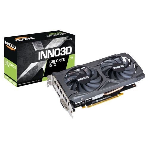 INNO3D GeForce GTX 1650 SUPER TWIN X2 OC - 4 Go GDDR6 - HDMI/DisplayPort/DVI - PCI Express (NVIDIA GeForce GTX 1650 SUPER) (