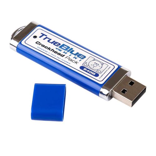 True Blue Mini Crackhead pack 64GB intégré 101 Jeux pour Playstation Classique