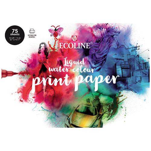 Talens Ecoline Print papier A4 75 feuilles 150 g / m2