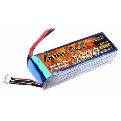 Accu Lipo Gens Ace 3300mAh 14.8V 25C 4S