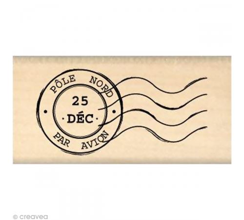 Tampon Noël - Cachet de Noël - 6 x 3 cm