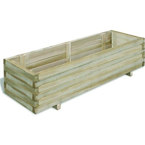 Vidaxl Multicolore Lit Surélevé 120 X 40 X 30 Cm Bois Rectangulaire - Image 1