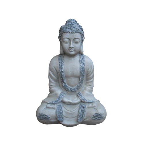 bouddha assis chip stone 38cm