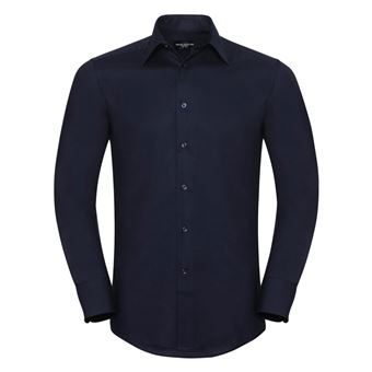 Chemise Reel Life homme bleu clair moyen manches longues drapeau USA