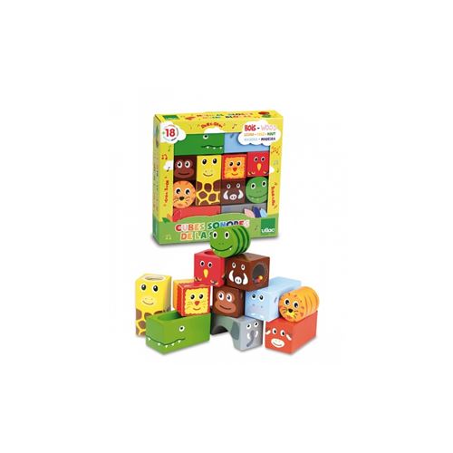 Cubes Sonores - Animaux De La Savane - Vilac