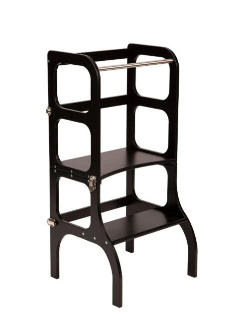 Ette Tete - Tour d'apprentissage et table Step'n'Sit - Noir - Image 2
