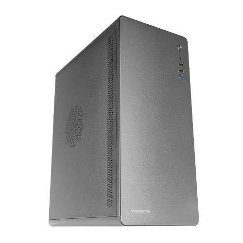 Tacens ENSIS, Caja PC ATX, Diseño Completamente Metálico, Estructura Robusta Ultrarresistente, Semitorre con Ventilador 120mm FDB Ultrasilencioso, USB 3.0, Caja de Ordenador Negra o Blanca